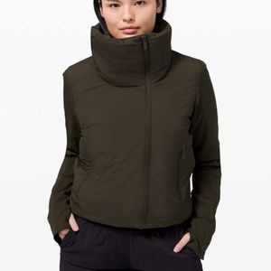LULULEMON SLEEK CITY JACKET DARK OLIVE (FIRST RELEASE)